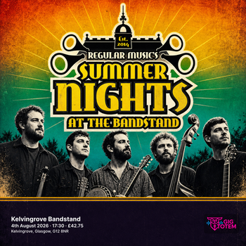 Elephant Sessions at Kelvingrove Bandstand on 4 August 2026 gig poster
