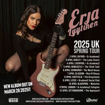 Erja Lyytinen 2025 UK Spring Tour