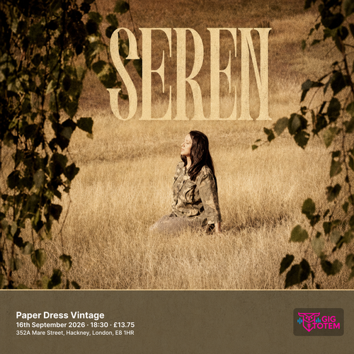 SEREN at Paper Dress Vintage on 16 September 2026 gig poster