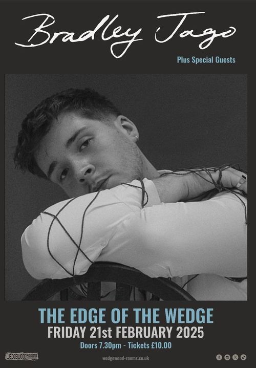 Bradley Jago at Edge of the Wedge on 21 February 2025 gig poster
