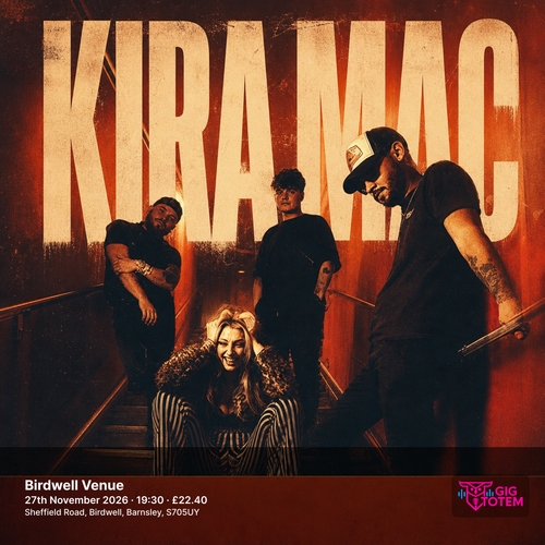 Kira Mac at Birdwell Venue on 27 November 2026 gig poster