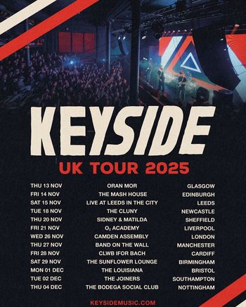 KEYSIDE UK TOUR 2025