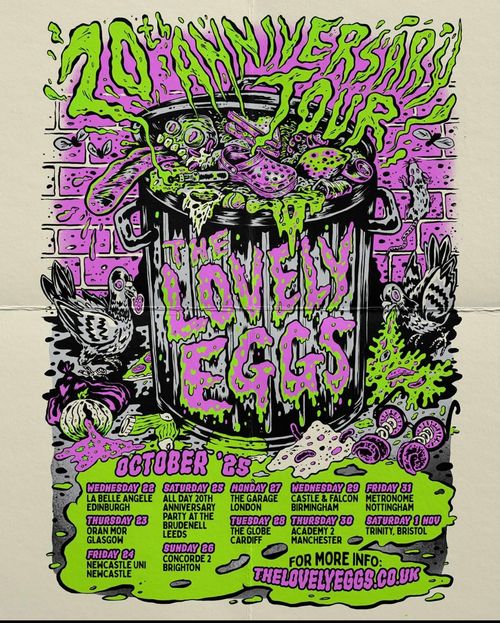 The Lovely Eggs 20th Anniversary Tour