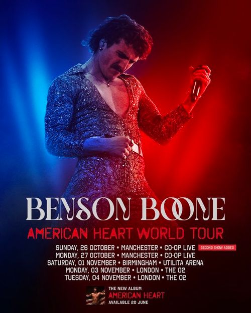 Benson Boone American Heart World Tour