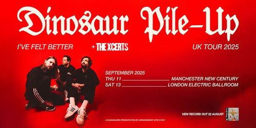Dinosaur Pile-Up UK Tour 2025