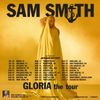 GLORIA the tour Sam Smith, Jessie Reyez gig poster