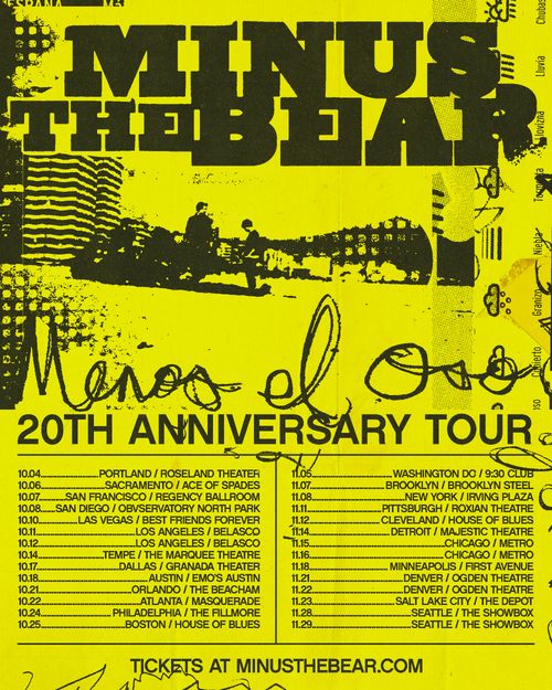 Minus the Bear 20th Anniversary Tour