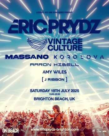 ÉRIC PRYDZ ON BEACH