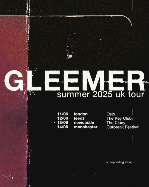 GLEEMER summer 2025 uk tour