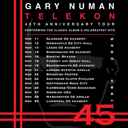 Gary Numan - Telekon 45th Anniversary Tour