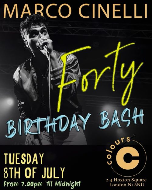 Marco Cinelli Forty Birthday Bash