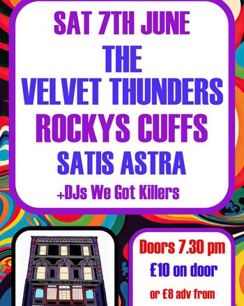 The Velvet Thunders + Supports