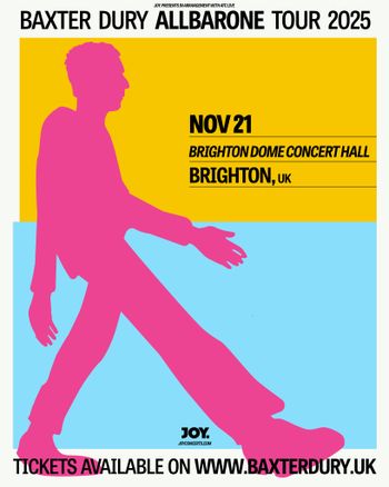 Baxter Dury Allbarone Tour 2025