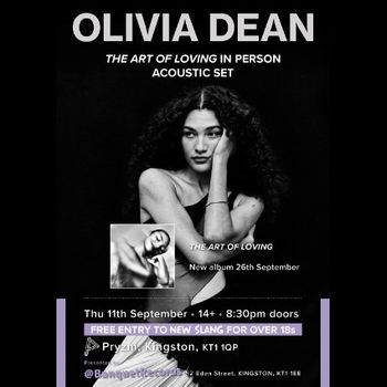 OLIVIA DEAN - THE ART OF LOVING IN PERSON ACOUSTIC SET