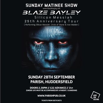 Blaze Bayley: Silicon Messiah 25th Anniversary Tour