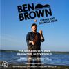 Coffee and Oranges Tour Ben Brown gig poster