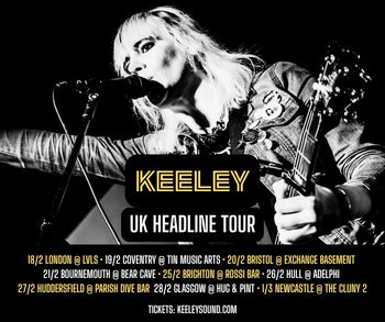 KEELEY UK HEADLINE TOUR