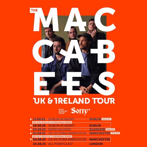 THE MACCABEES UK & IRELAND TOUR