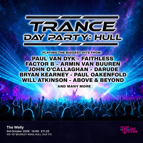 Trance Day Party: Hull at The Welly on 3 October 2026 gig poster