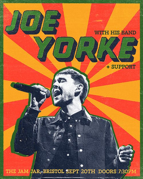 JOE YORK at THE JAM JAR on 20 September 2025 gig poster