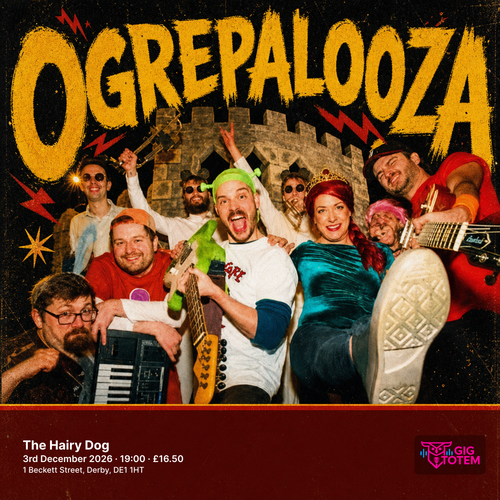 Ogrepalooza at The Hairy Dog on 3 December 2026 gig poster