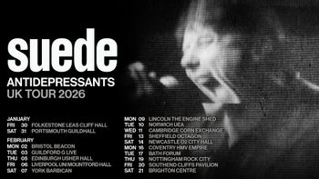 Suede Antidepressants UK Tour 2026