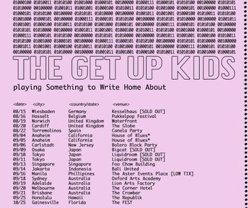 THE GET UP KIDS playing Something to Write Home About