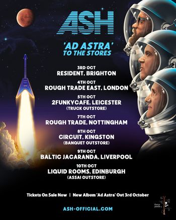 ASH 'AD ASTRA' TO THE STORES
