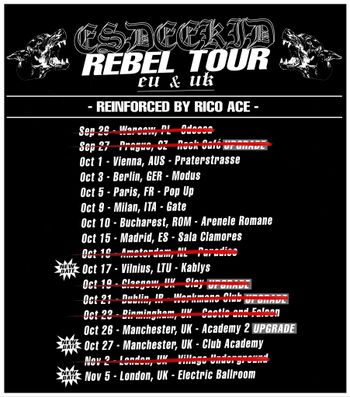 ESDEERKID REBEL TOUR