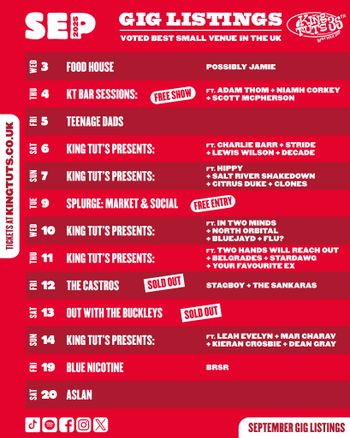GIG LISTINGS