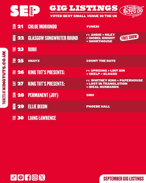 GIG LISTINGS