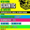 GIGANTIC ALL - DAYER 2026 PETER HOOK & THE LIGHT, THE WONDER STUFF, The Bluetones, THE HOUSE OF LOVE, UTAH SAINTS, CUD gig poster