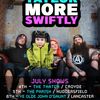 TAYLOR MORE SWIFTLY gig poster