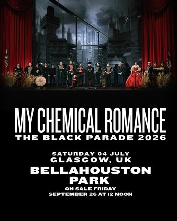 MY CHEMICAL ROMANCE THE BLACK PARADE 2026