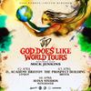 JID: God Does Like World Tours J.I.D, Mick Jenkins gig poster