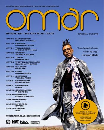 Brighter The Days UK Tour