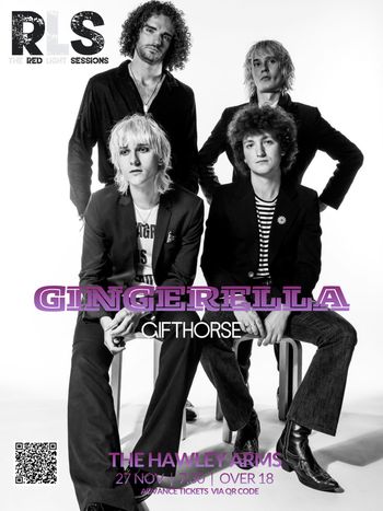 GINGERELLA CIFTHORSE at THE HAWLEY ARMS on 27 November 2025 gig poster