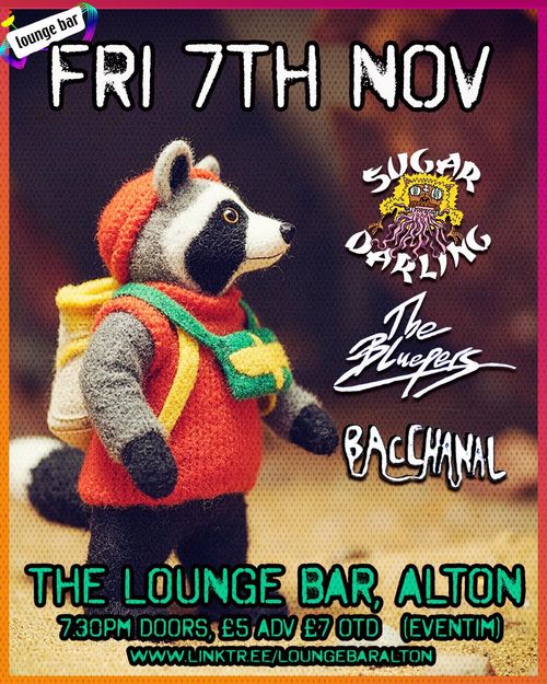 Sugar Darling + The Bluepers + Bacchanal