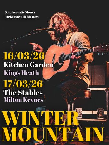 WINTER MOUNTAIN march 2026 tour poster