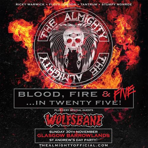 BLOOD, FIRE & FIVE ...IN TWENTY FIVE!