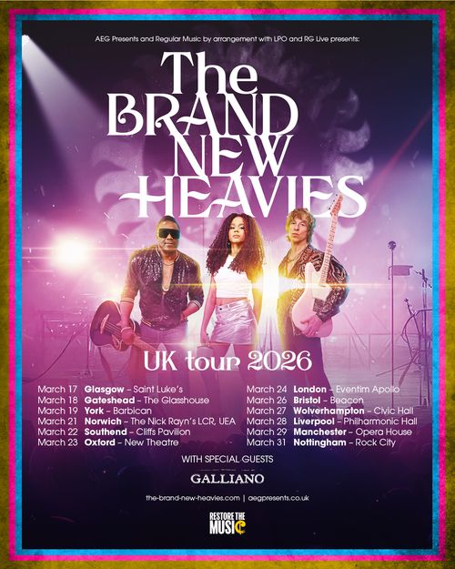 The Brand New Heavies UK tour 2026