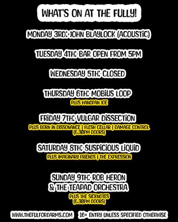 What's On At The Fully!