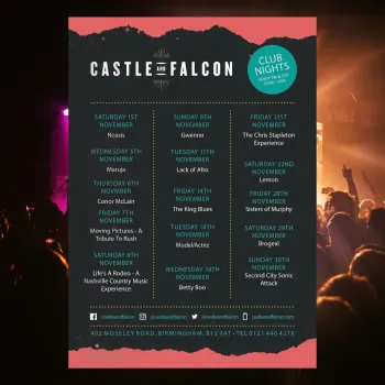 CASTLE & FALCON CLUB NIGHTS