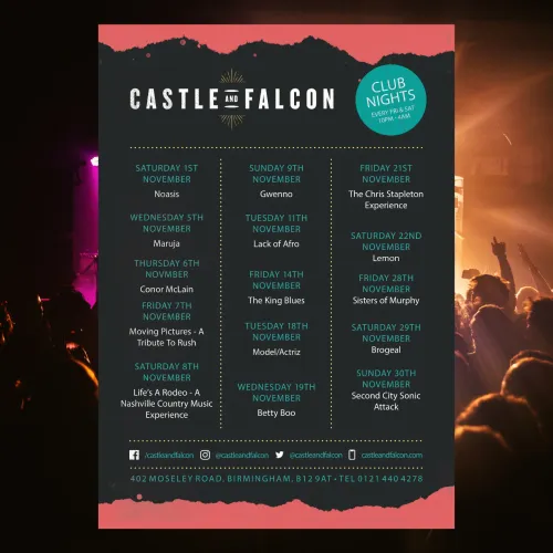 CASTLE & FALCON CLUB NIGHTS