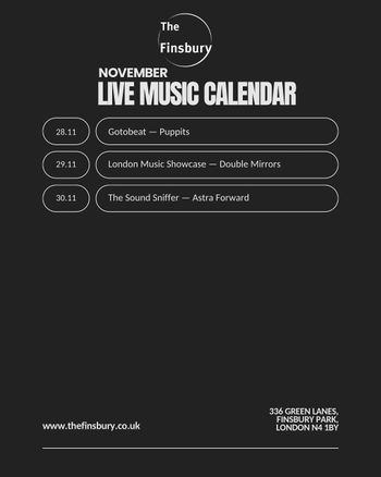 LIVE MUSIC CALENDAR