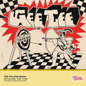 GEE TEE at YES (The Pink Room) on 25 July 2026 gig poster