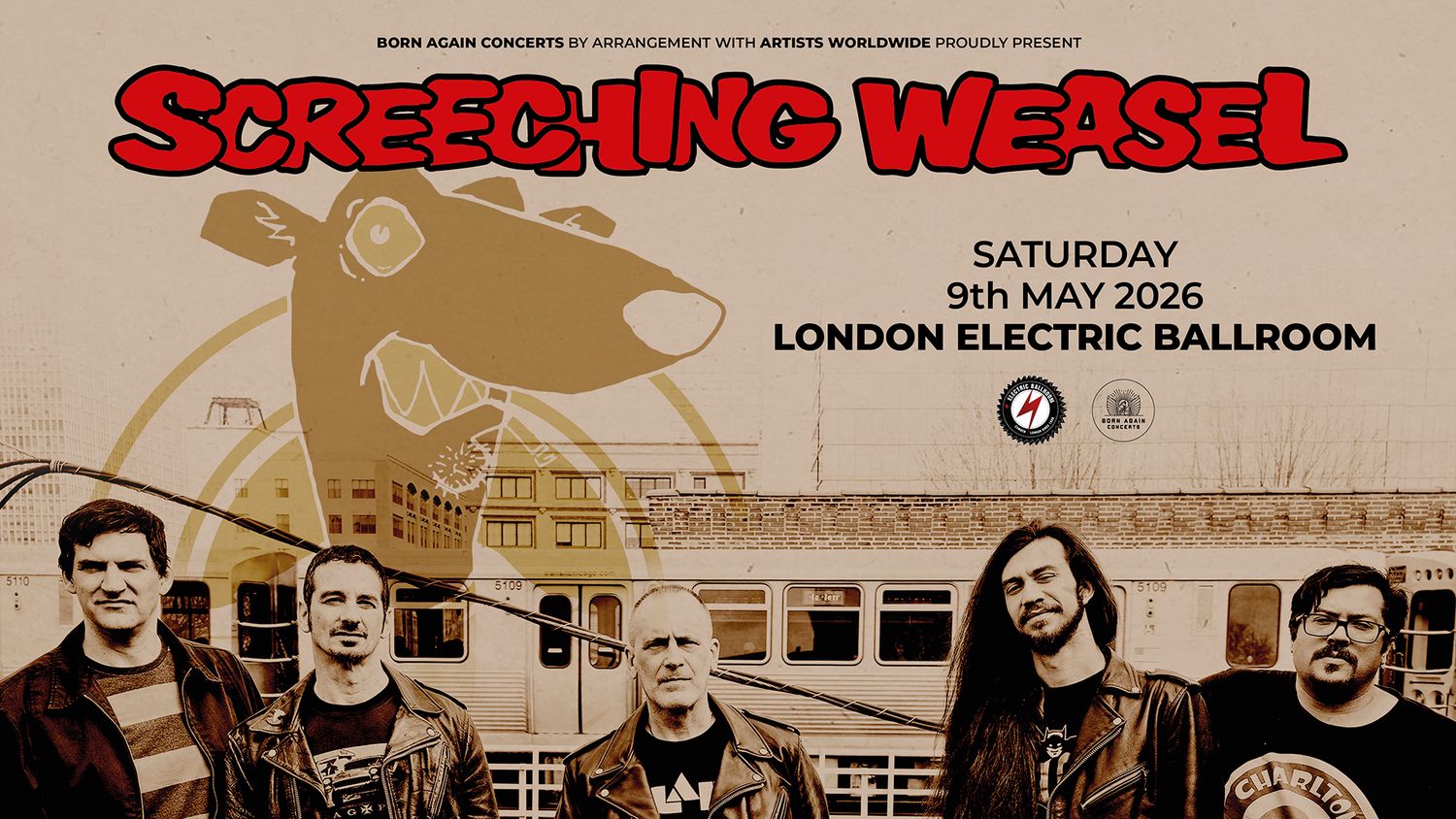 Screeching Weasel - May 9 @ London Electric Ballroom