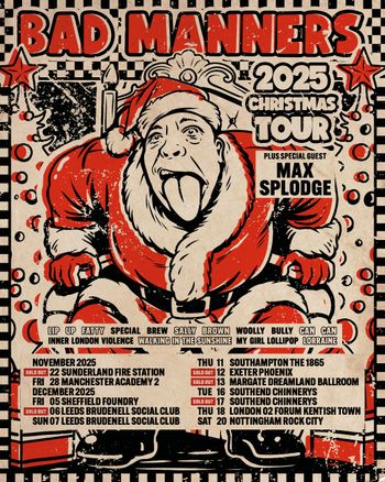 BAD MANNERS 2025 CHRISTMAS TOUR