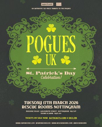 POGUES UK St. Patrick's Day Celebration!