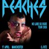 NO LUBE SO RUDE TOUR 2026 Peaches gig poster